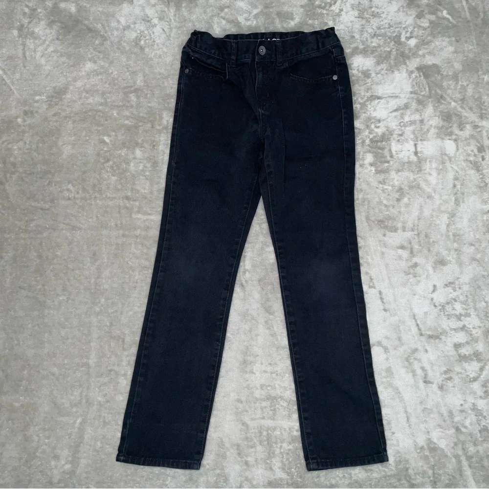 The Children's Place Kids Skinny Jeans Bundle 2 Pairs Black Blue Size 10 Boy